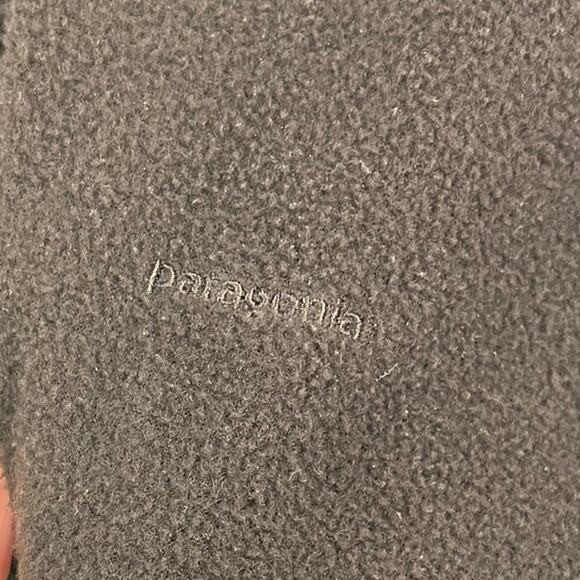 vintage Patagonia men's two tone capilene fleece quarter zip brown tan XL - Picture 4 of 4